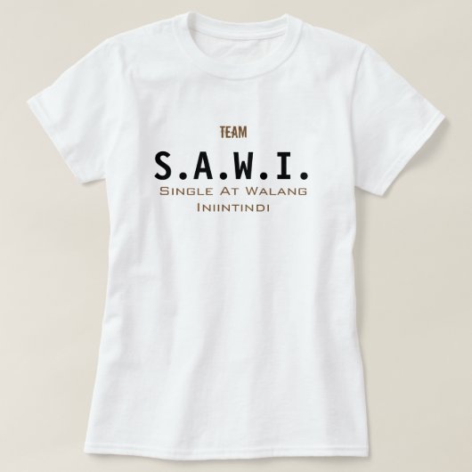 S.A.W.I. T-Shirt (Design vorne)