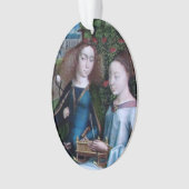 S. Agatha und Christina (Detail; M 070) Acryl Ornament (Vorderseite)