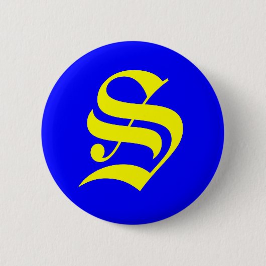 S - ALTES ENGLISCH BUTTON (Vorderseite)
