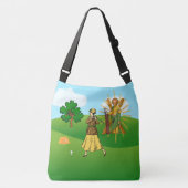 S. Andrew & Jude mit 2 weiblichen Golfern Tragetaschen Mit Langen Trägern (Vorderseite)