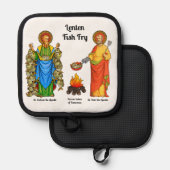 S. Andrew & Peter's Fish Fry Cookout (Schlicht) Topflappen (Vorderseite/Rückseite)