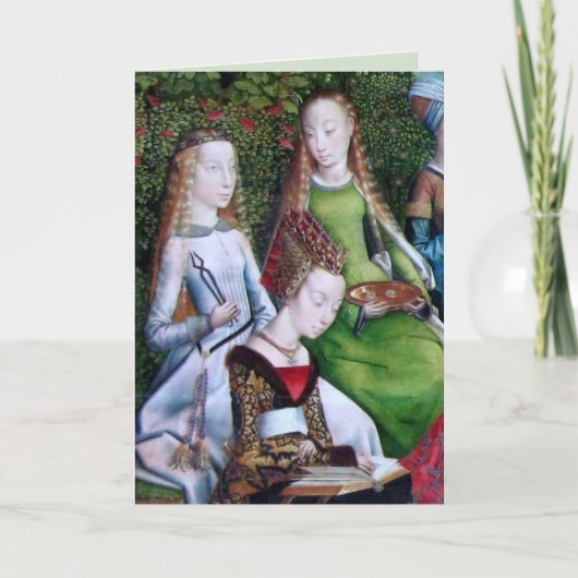 S. Apollonia and Lucy (mit St. Ursula Card) Karte (Vorderseite)