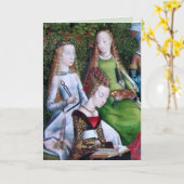 S. Apollonia and Lucy (mit St. Ursula Card) Karte (Gelbe Blume)