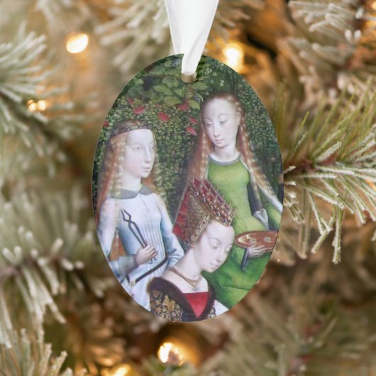 S. Apollonia und Lucy (mit St. Ursula) Acryl Ornament (Baum)
