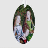 S. Apollonia und Lucy (mit St. Ursula) Acryl Ornament (Vorderseite)