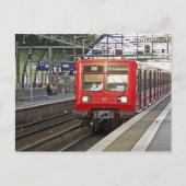 S - Bahn Berlin, Deutschland. U-Bahn. Postkarte (Vorderseite)