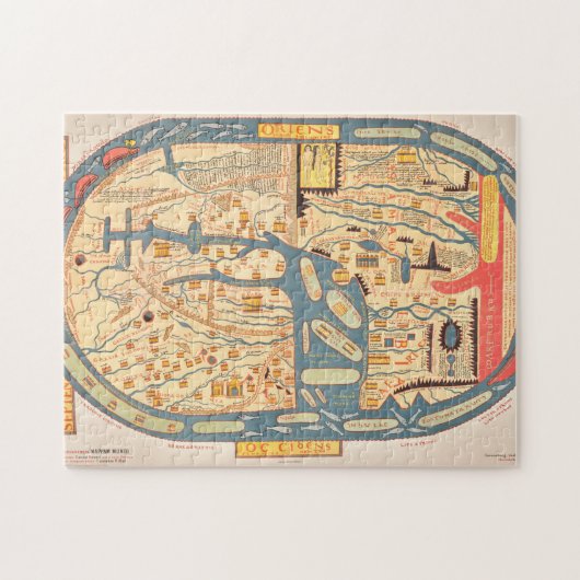 S. Beati Liebanensis mappam mundi ad exemplar ecc Puzzle (Horizontal)