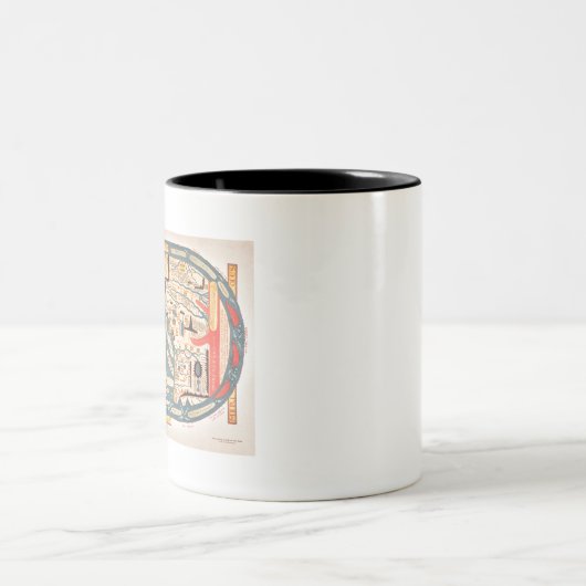 S. Beati Liebanensis mappam mundi ad exemplar eccl Zweifarbige Tasse (Mittel)