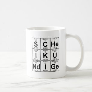 S-c-eR-ICH-K-U-ND-ich-GE (scheikundige) - voll Kaffeetasse