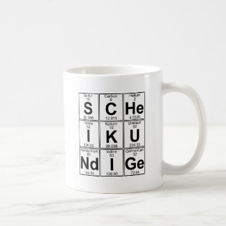 S-c-eR-ICH-K-U-ND-ich-GE (scheikundige) - voll Kaffeetasse