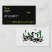 S.C.O.M.P.A. Visitenkarten Visitenkarte (Vorne/Hinten)