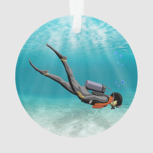 S.C.U.B.A. Taucher Ornament (Rückseite)