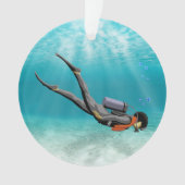 S.C.U.B.A. Taucher Ornament (Vorderseite)
