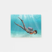 S.C.U.B.A. Taucher Post-it Klebezettel (Vorderseite)