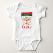 !s Christmas Personalisiert Baby Strampler (Vorderseite)