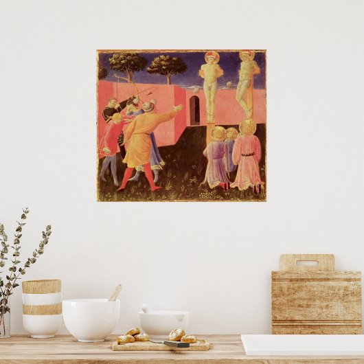 S. Cosmas und Damian Poster (Küche)