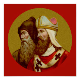 S. Cyril & Methodius (M 001) 20"x20" Poster #1