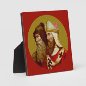S. Cyril & Methodius (M 001) 5,25"x5,25" Square Fotoplatte (Vorderseite)