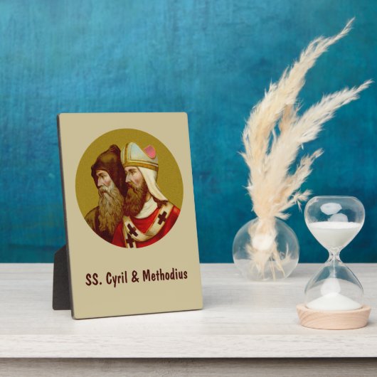 S. Cyril & Methodius (M 001) 5"x7" Vertikal Fotoplatte (Seite)