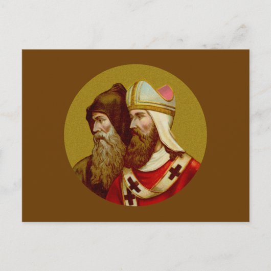 S. Cyril & Methodius (M 001) Horizontale Postkarte (Vorderseite)