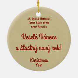 S. Cyril & Methodius (M 001) Keramik Ornament