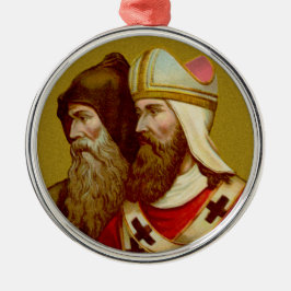 S. Cyril & Methodius (M 001) Premium Ornament Aus Metall