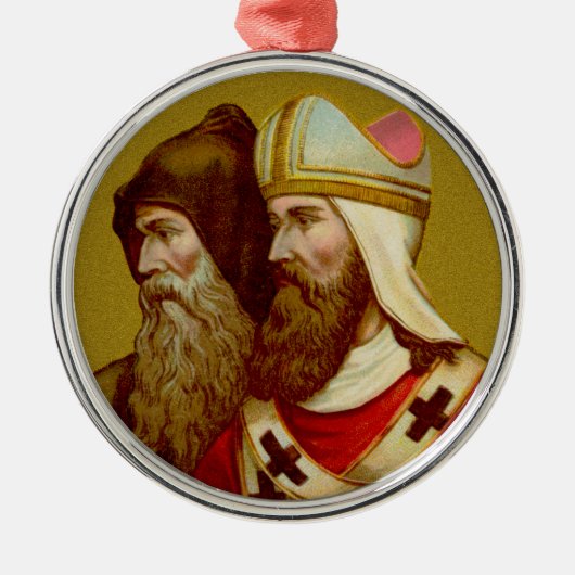 S. Cyril & Methodius (M 001) Premium Ornament Aus Metall (Vorne)