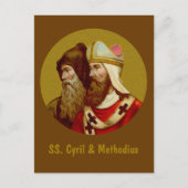 S. Cyril & Methodius (M 001) Vertikale Postkarte (Vorderseite)