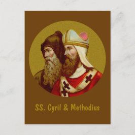 S. Cyril & Methodius (M 001) Vertikale Postkarte