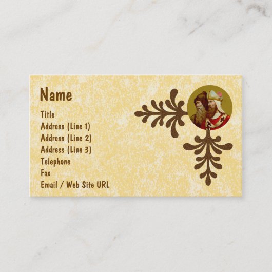 S. Cyril & Methodius (M 001) Visitenkarte (Vorderseite)