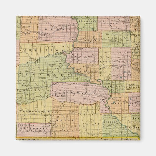 S Dakota Magnet (Vorne)