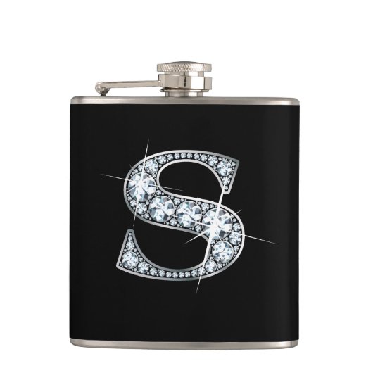 S "Diamond Bling"-Flasche Flachmann (Vorderseite)