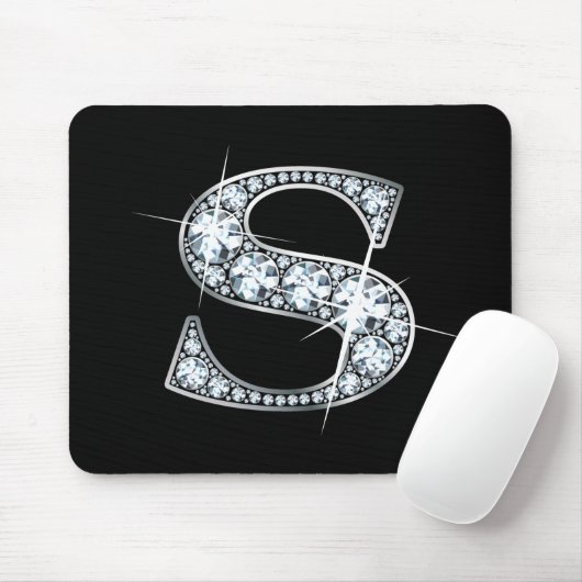 "S" Diamond Bling Mousepad (Mit Mouse)