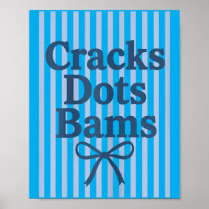 s Dots Bams Mahjong Sommer Süße Strand Spiel Nacht Poster