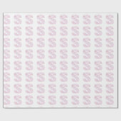 S - Dreiecke mit geringem Poly - neutrales rosa Li Geschenkpapier (Flach)