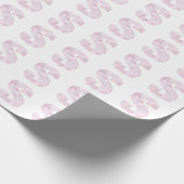 S - Dreiecke mit geringem Poly - neutrales rosa Li Geschenkpapier (Ecke)