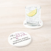 S ein Windhund-Adoptionssandstein-Untersetzer Untersetzer (Seite)