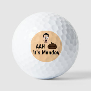 S&%# Es ist Montag Golf Balls Golfball