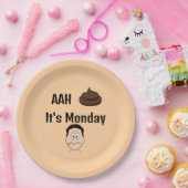 S&%# Es ist Montag-Papierplatte Pappteller (Party)