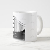 S.F Liebe Jumbo-Tasse (Vorderseite Rechts)
