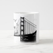 S.F Liebe Jumbo-Tasse (Vorderseite)
