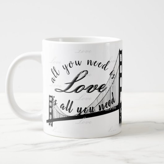 S.F Liebe Jumbo-Tasse (Links)