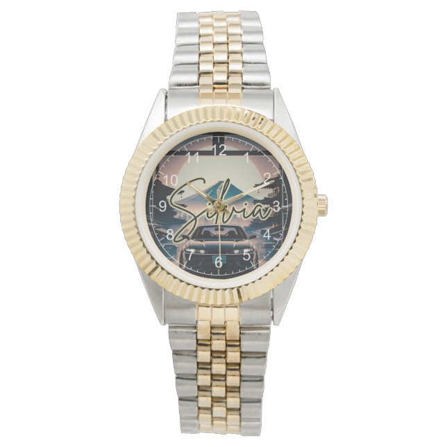 S Fahrgestell (Rückgrat der Fahrkultur) Armbanduhr (Vorderseite)