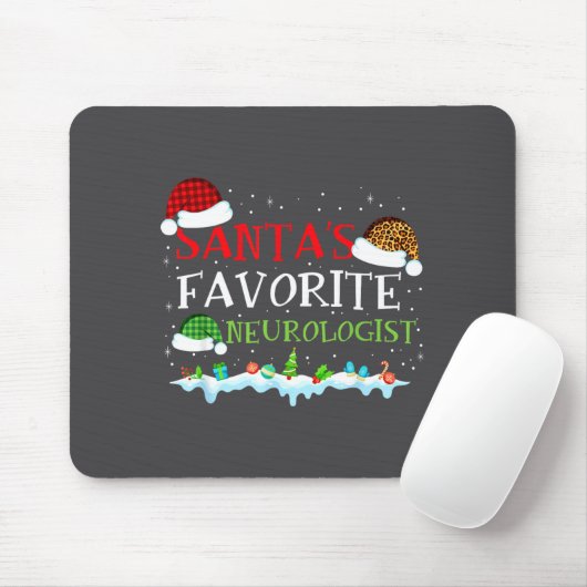 s Favorite Neurologist Fun Santa Fun Mousepad (Mit Mouse)