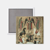 S. Florus und Laurus Magnet (Vorderseite/Rückseite)