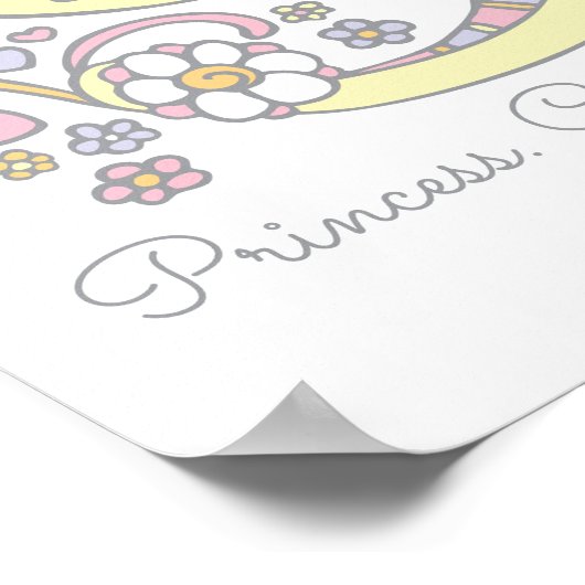 S für Sarah Monogram Art Name bedeutet Poster (Ecke)