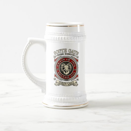 S.G.H.S. Traditioneller deutscher Bierstein Stein Bierglas (Links)