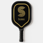 S Gold Pickleball Paddle (Rückseite)