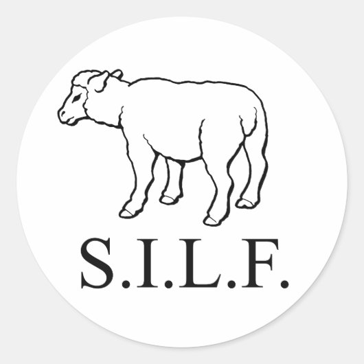 S.I.L.F. RUNDER AUFKLEBER (Vorderseite)