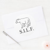 S.I.L.F. RUNDER AUFKLEBER (Umschlag)